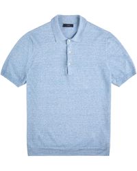 Fay - Gestricktes Poloshirt - Lyst
