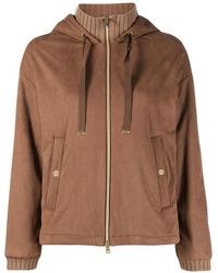 Herno - Veste Superposées À Capuche À Lien De Resserrage - Lyst