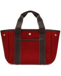 Rue de Verneuil - Small Traversée Leather-Trim Tote Bag - Lyst