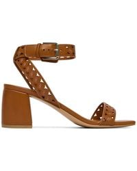 Guess - Gastine Logo-Debossed Sandals - Lyst
