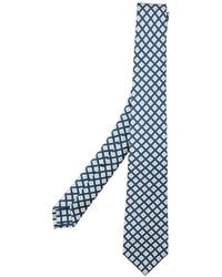 Kiton - Cravate À Imprimé Géométrique - Lyst