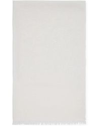 Brunello Cucinelli - Sciarpa Oversize Con Frange - Lyst