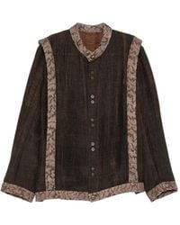 Commun's - Panelled Jacquard-Trim Jacket - Lyst