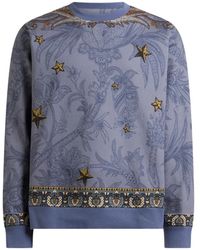 Etro - Cotton-Blend Sweatshirt With Placed Pegaso-Print - Lyst