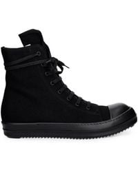 Rick Owens - Lace-Up Zip-Fastening Sneakers - Lyst