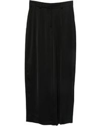 TOTEME - Satin-Finish Trousers - Lyst