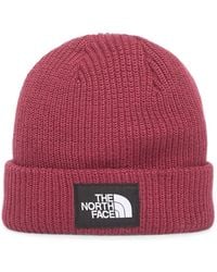 The North Face - Salty Logo-Patch Beanie Hat - Lyst