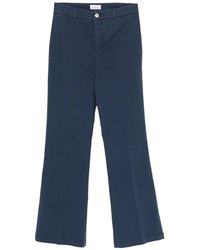 40 Weft - Thea Straight Broek Met Rits - Lyst