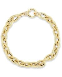 Sorellina - 18K Teardrop Diamond Bracelet - Lyst