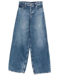 AG Jeans - Maxi Relax Raw-Hem Jeans - Lyst