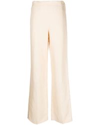 Twinset - Mid-Rise Wide-Leg Trousers - Lyst