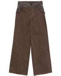 Sacai - Broek Met Vlakken En Zak - Lyst