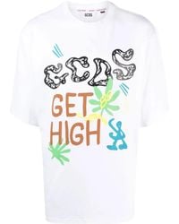 Gcds - Logo Print Short Sleeve T-shirt - Lyst