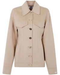 Sportmax - Button-Fastening Flap-Pocket Jacket - Lyst