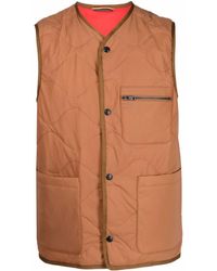 Paul Smith - Quilted Wave Gilet - Lyst