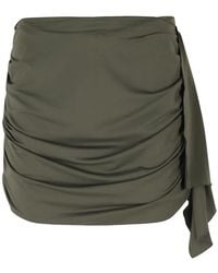 FEDERICA TOSI - Ruched Draped Skirt - Lyst