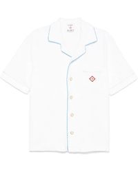 CASABLANCA - Badstof Overhemd Met Monogram - Lyst