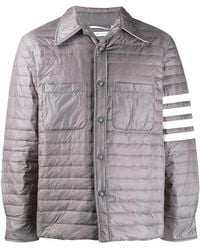 Thom Browne - 4-Bar Down Fill Shirt Jacket - Lyst