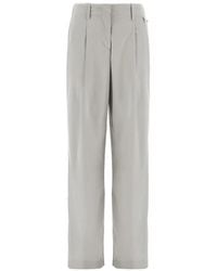 Herno - Pleated-Detail Trousers - Lyst