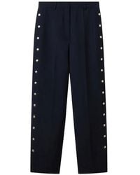 Stella McCartney - Button-Embellished Wide-Leg Trousers - Lyst