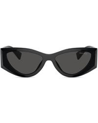 Miu Miu - Cat-eye Frame Tinted-lenses Sunglasses - Lyst