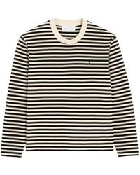 Ami Paris - And Mariniere Cotton T-Shirt With Ami De Coeur - Lyst