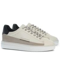 Harmont & Blaine - Leather Panelled Sneakers - Lyst
