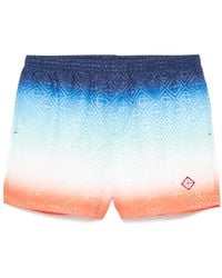 CASABLANCA - Printed Jacquard Swim Shorts - Lyst