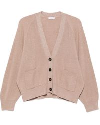 Brunello Cucinelli - Ribbed-Knit Cardigan - Lyst