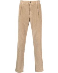 Incotex - Tapered Corduroy Cotton Trousers - Lyst
