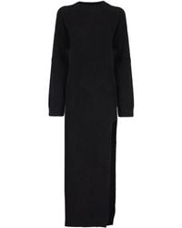 Laneus - Robe En Maille À Coupe Mi-Longue - Lyst
