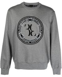 Billionaire - Logo-Print Cotton Sweatshirt - Lyst