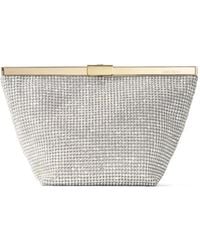 Jimmy Choo - Ganache Crystal-Embellished Clutch Bag - Lyst