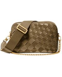 Michael Kors - Sac À Bandoulière Bryant Médium Tressé À Double Fermeture Zippée - Lyst