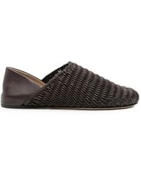 JW Anderson - Woven-Leather Mules - Lyst