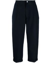 Giorgio Armani - Cropped Tailored Trousers - Lyst