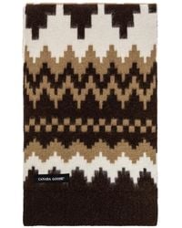 Canada Goose - Écharpe En Maille Fair Isle - Lyst