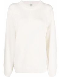 TOTEME - Pullover Mit Rundem Ausschnitt - Lyst