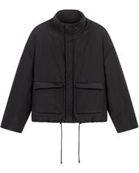 ROUGH - Plumífero Con Detalle Bordado - Lyst