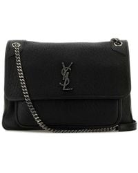 Saint Laurent - Leather Foldover Niki Shoulder Bag - Lyst