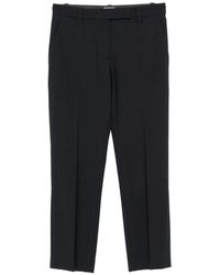 Brunello Cucinelli - Pressed-Crease Wool Trousers - Lyst
