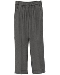 ROSSO35 - Elasticated-Waistband Turned-Up-Cuff Trousers - Lyst