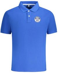 North Sails - Logo-Patch Piqué Polo Shirt - Lyst