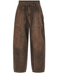 TRUE AVENUE - Faded Wide-Leg Jeans - Lyst