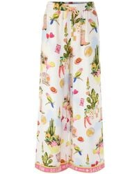 Marc Cain - Willmar Graphic-Print Palazzo Pants - Lyst