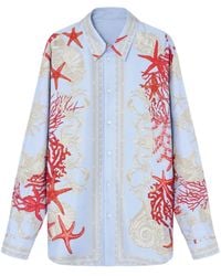 Versace - Barocco Sea Reversible Shirt - Lyst