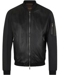 Moorer - Zip-Up Bomber Jacket - Lyst