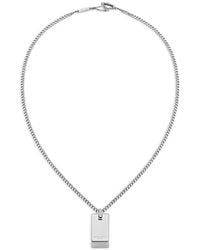 Aston Martin - Collier À Logo Gravé Bst - Lyst