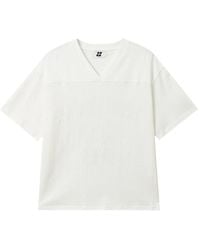 Izzue - Logo-Embossed Mesh-Panel T-Shirt - Lyst
