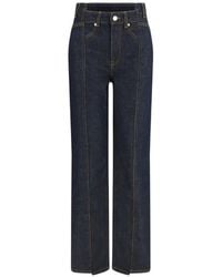 Ganni - Fold Jeans - Lyst
